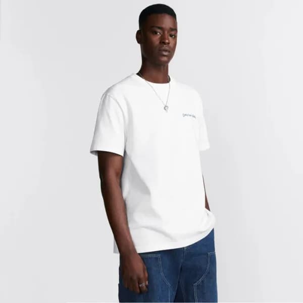 디올 남성 라운드 반팔 티셔츠 - Dior Mens Round Tshirt - dic563… - 1