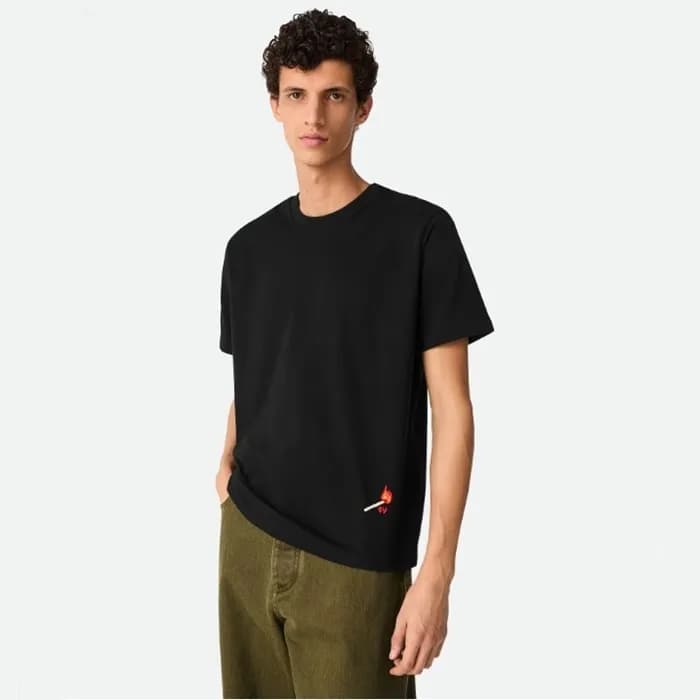 보테가베네타 남성 라운드 반팔티 - Bottega veneta Mens Round Tshi… - 1