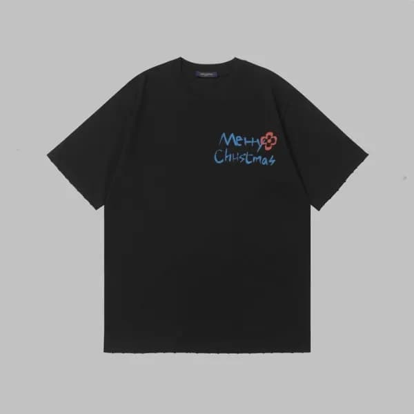 루이비통 남성 라운드 반팔 티셔츠 - Louis vuitton Mens Round Tshi… - 1