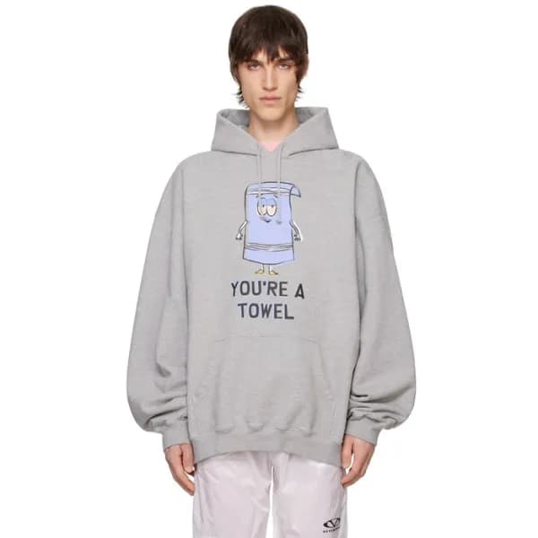 베트멍 남/녀 베이직 후드티 - Vetements Unisex Basic Hoodie - … - 1
