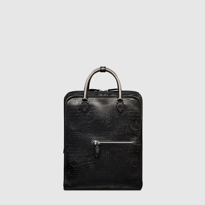 벨루티 남성 레더 백팩 - Berluti Mens Leather Backpack - beb… - 1