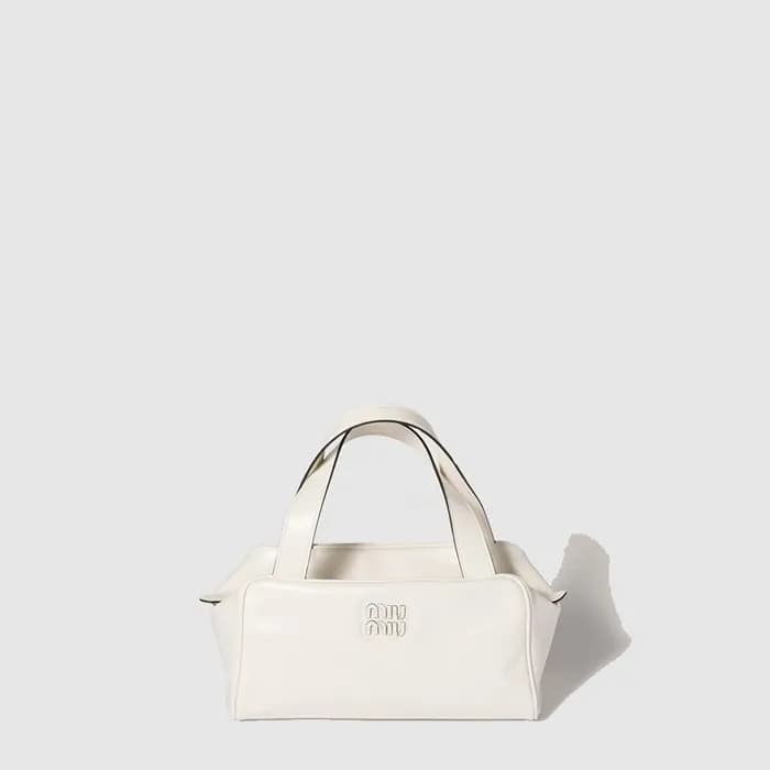 미우미우 여성 가죽 탑 핸들 백 - Miumiu Womens Leather Top Hand… - 1