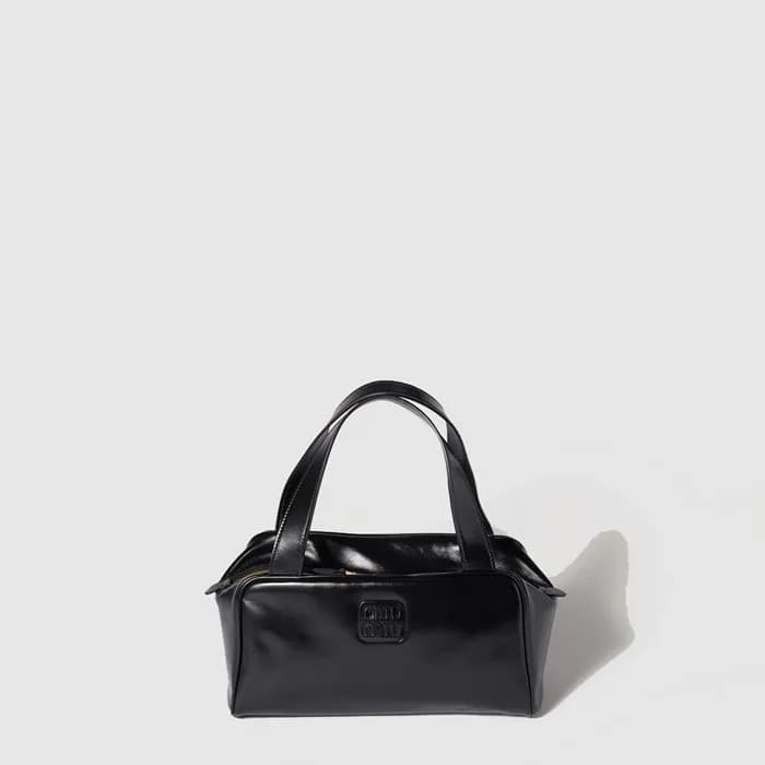 미우미우 여성 가죽 탑 핸들 백 - Miumiu Womens Leather Top Hand… - 1