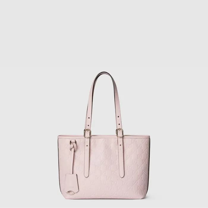 구찌 여성 GG 엠블럼 미디엄 토트백 - Gucci Womens GG Emblem Medi… - 1