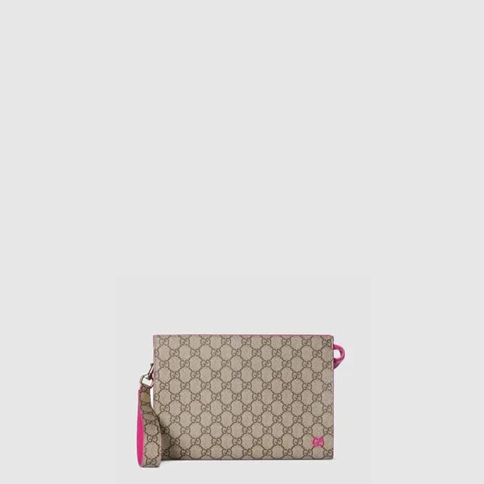 구찌 남성 바이컬러 GG 파우치 - Gucci Mens Bicolor GG pouch - … - 1