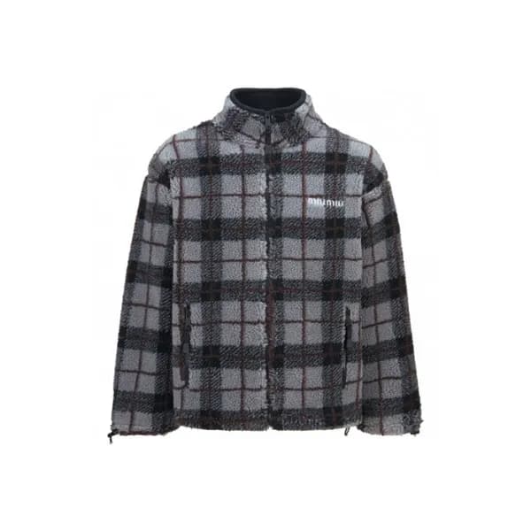 미우미우 남/녀 집업 자켓 - Miumiu Unisex Zip-up Jacket - mic… - 1