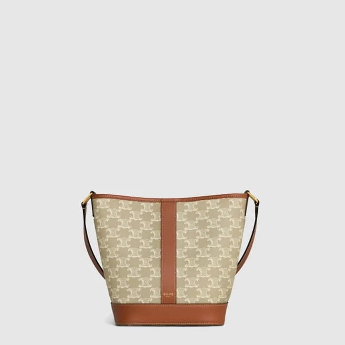 셀린느 여성 스몰 트리옹프 버킷 백 - Celine Womens Triomphe Small… - 1