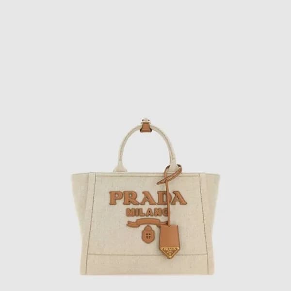 프라다 여성 미디엄 캔버스 토트 백 1BG474 - Prada Womens Medium C… - 1