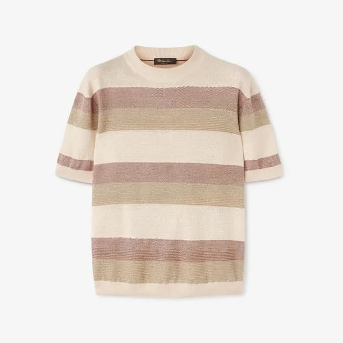 로로피아나 남성 라운드 반팔티 - Loro Piana Mens Round Tshirt - … - 1
