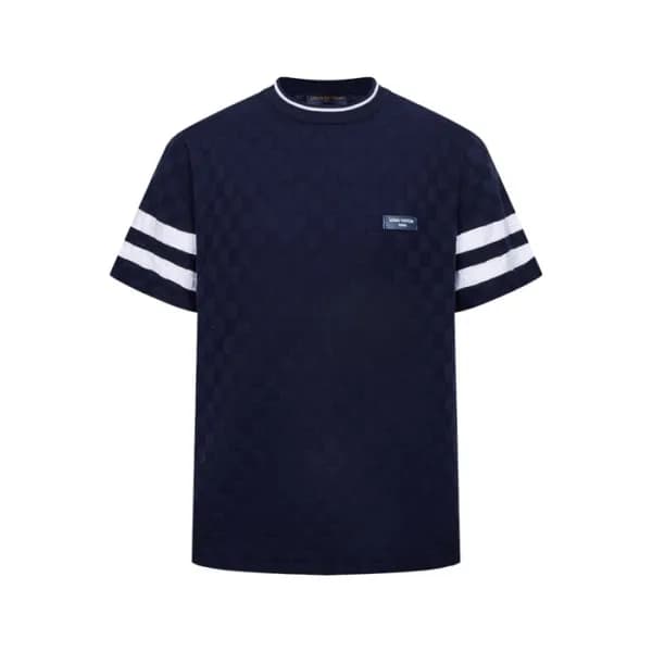 루이비통 남성 라운드 반팔 티셔츠 - Louis vuitton Mens Round Tshi… - 1