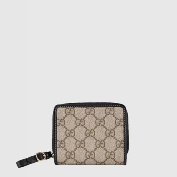 구찌 여성 GG 엠블럼 미니 지퍼 지갑 - Gucci Womens GG Emblem Min… - 1