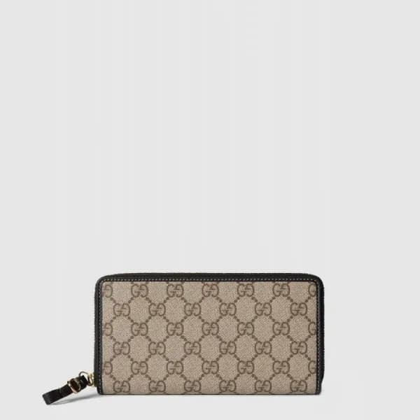구찌 남성 GG 엠블럼 지퍼 장지갑 - Gucci Mens GG Emblem Zipper … - 1