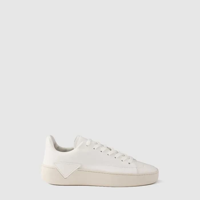 프라다 남/녀 코트 가죽 스니커즈 - Prada Unisex Court Leather Sneaker - prs14529x - 1