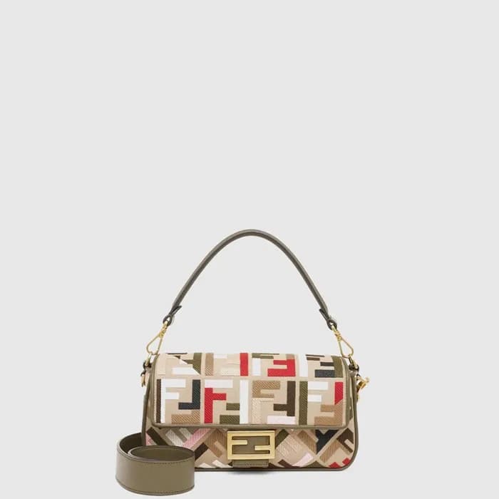 펜디 여성 FF 바게트 백 - Fendi Womens FF Baguette Bag - feb17084x - 1