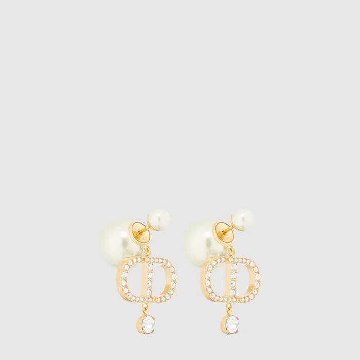 디올 여성 골드 이어링 - Dior Womens Gold Earring - acc9734x