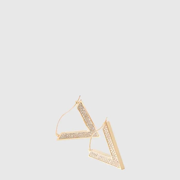 발렌티노 여성 브이 디테일 이어링 - Valentino Womens V-detail Earring - acc10377x - 1