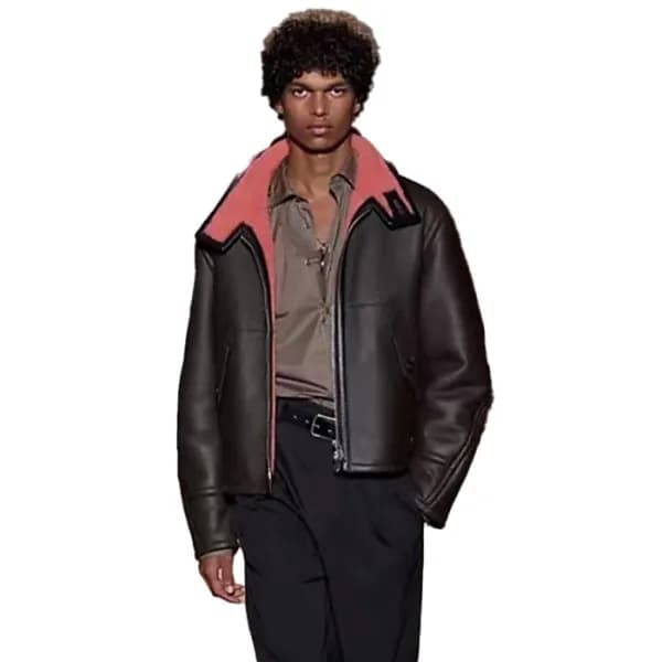에르메스 남성 가죽 자켓 - Hermes Mens Leather Jacket - hec17724x - 1