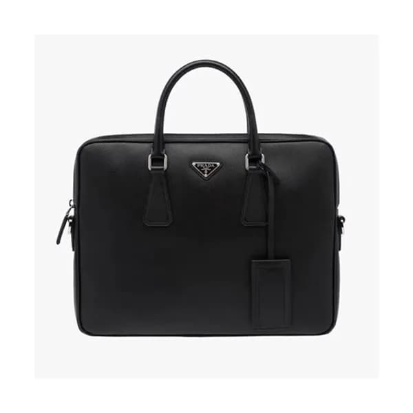 Prada Saffiano Mens Business Bag,36CM - 프라다 사피아노 … - 1