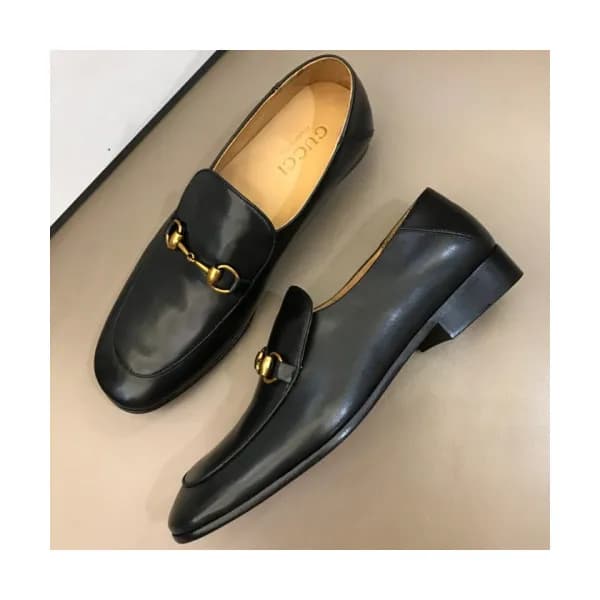 GUCCI 2018 MENS U-TIP LEATHER LOAFER - 구찌 남성 유팁 레… - 1