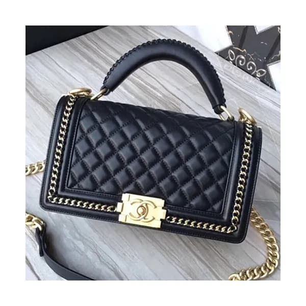 Chanel Leboy Chain Shoulder Bag,25CM - 샤넬 르보이 체인 숄… - 1