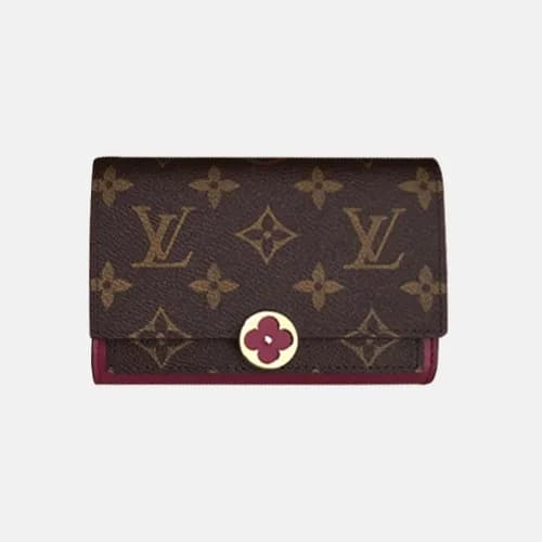 Louis Vuitton 2018 Ladies Monogram Flore Compact W… - 1