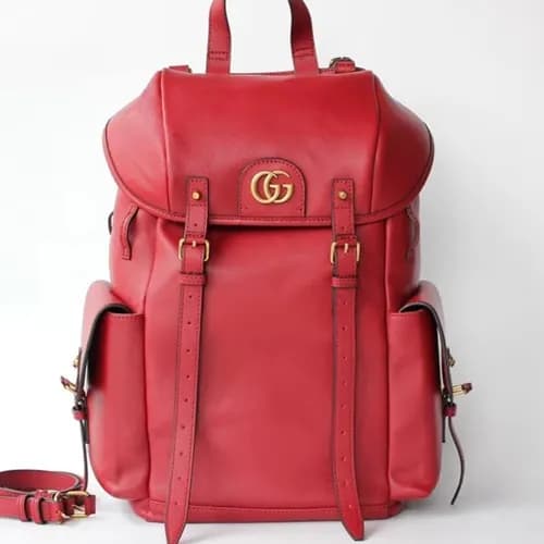 Gucci Belle Leather Back Pack,40CM - 구찌 BELLE 르벨 레… - 1
