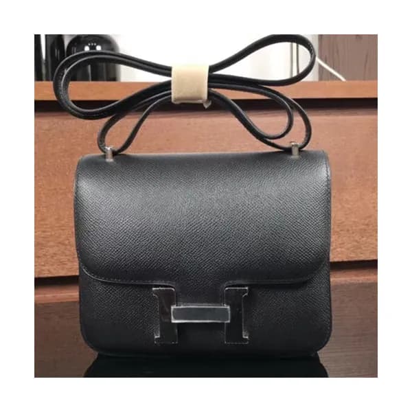 Hermes Constance Leather Shoulder Bag,19cm - 에르메스 … - 1