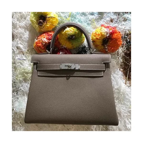 Hermes Kelly Togo Leather Tote Shoulder Bag ,28cm … - 1