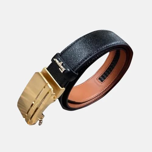 Salvatore Ferragamo 2019 Mens Box Logo Buckle Leat… - 1