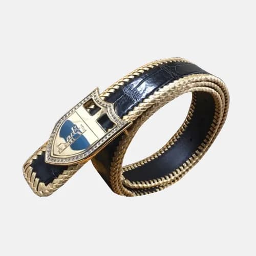 Hermes 2019 Mens Business Signature Logo Leather B… - 1