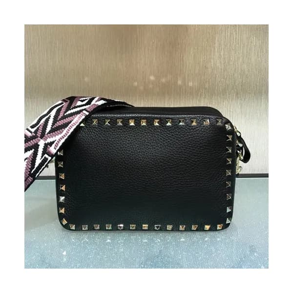 Valentino 2019 Leather Camera Shoudler Bag,24CM - … - 1