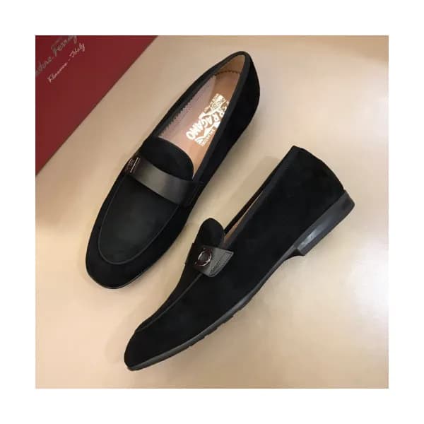 Ferragamo 2018 Mens Gancio Penny Leather Loafer - … - 1