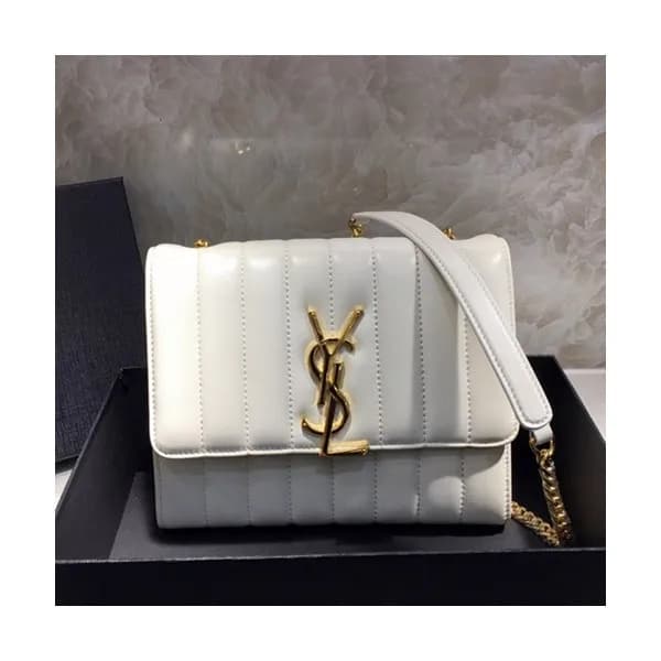 Saint Laurent 2019 Vicky Chain Wallet Shoulder Bag… - 1
