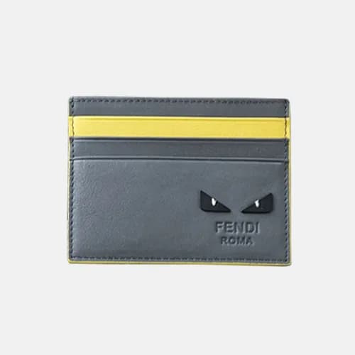 Fendi 2019 Leather Card Purse - 펜디 남여공용 레더 카드 퍼스 F… - 1
