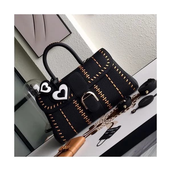 Delvaux 2019 Leather Tote Shoulder Bag,36s CM - 델보… - 1