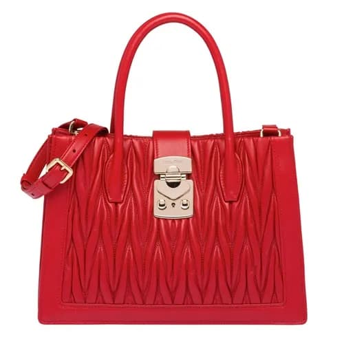 MiuMiu 2019 Matelasse Confidential Tote Shoulder B… - 1