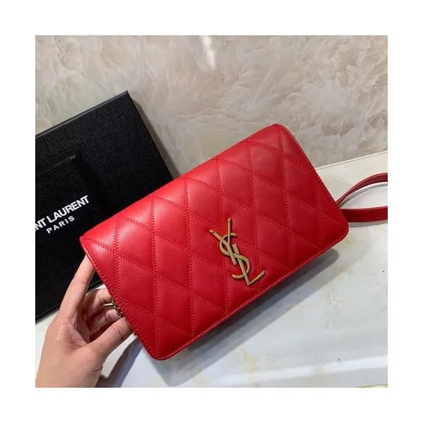 Saint Laurent 2019 Monogram Angie Chain Shoulder B… - 1