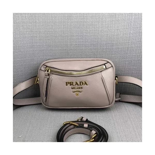 Prada 2019 Leather Hip Sack / Clutch Bag / Shoulde… - 1