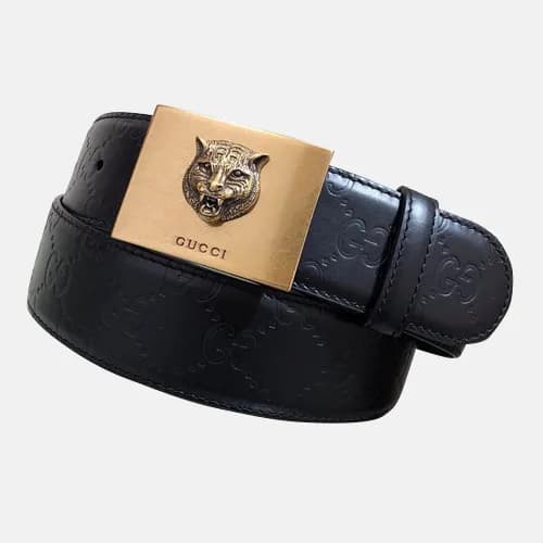 Gucci 2019 Mens Leather Belt - 구찌 2019 남성용 레더 벨트 G… - 1