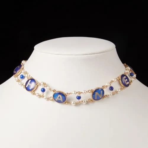 CHANEL Vintage Choker - 샤넬 여성용 빈티지 목걸이 CHA0078.컬러… - 1