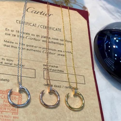 CARTIER choker 18k white gold/ yellow gold/rose go… - 1
