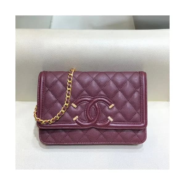 Chanel 2019 WOC Chain Cross Bag,19CM - 샤넬 2019 WOC… - 1