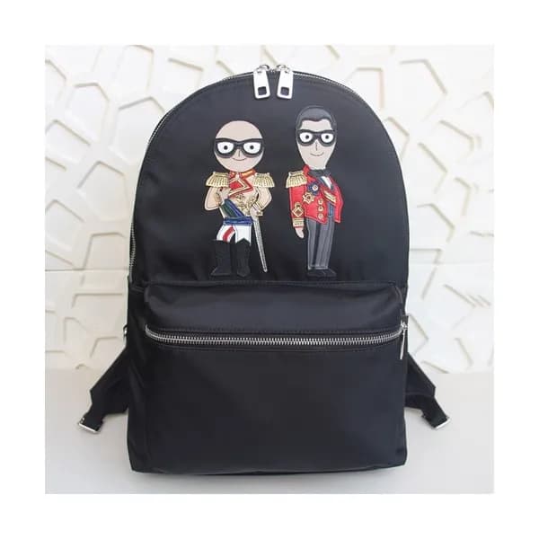 Dolce&Gabbana 2019 Nylon & Leather Back Pack ,42CM… - 1