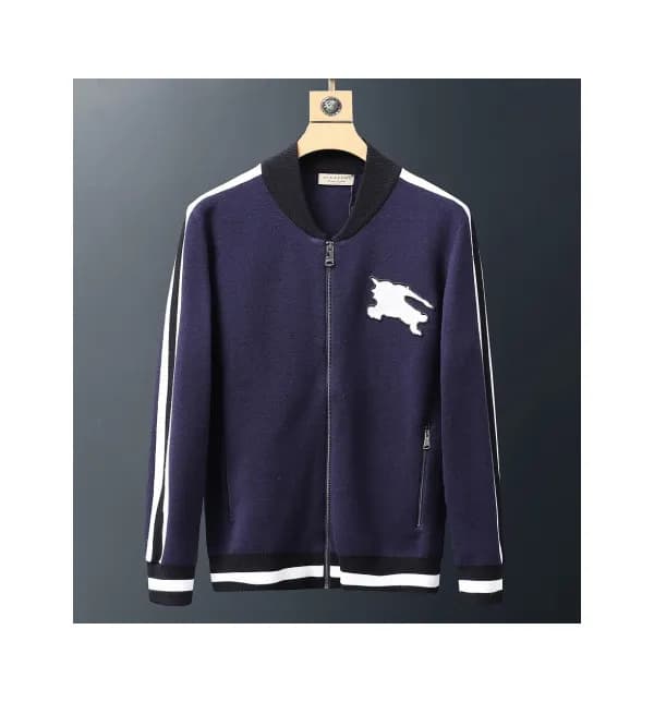 Burberry 2019 Mens Retro Logo Zip-up Sweater - 버버리… - 1