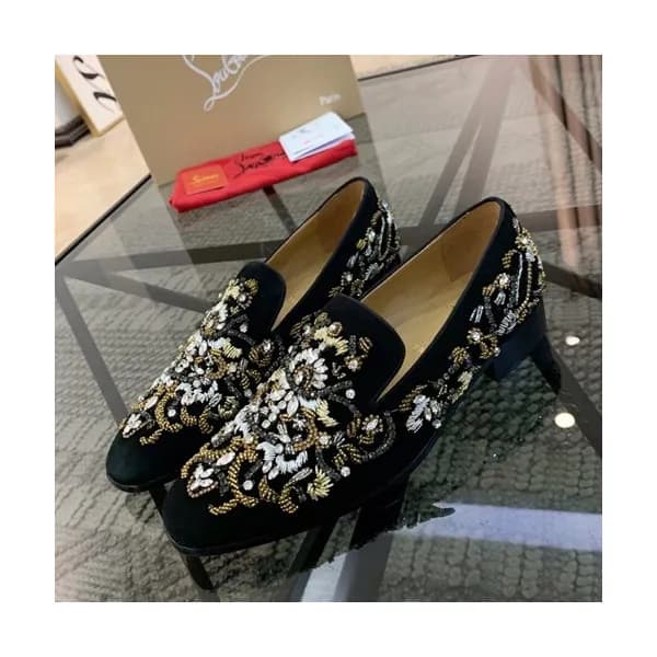 Christian Loubutin 2019 Mens Suede Slip On - 크리스챤… - 1