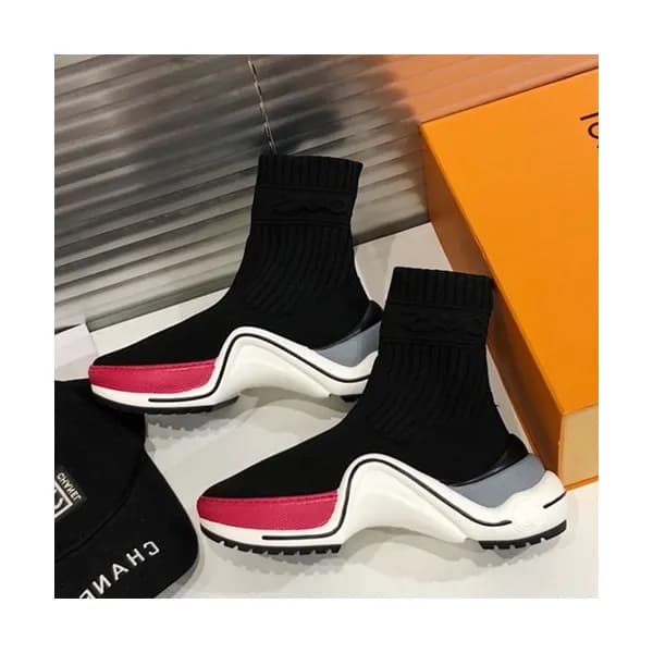 Louis vuitton 2019 Ladies Knit Running Shoes - 루이비… - 1