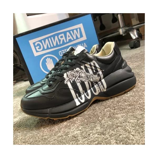 Gucci 2019 Mm/Wm Leather Sneakers - 구찌 2019 남여공용 레… - 1