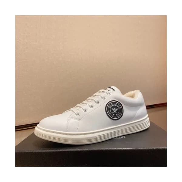 Armani 2019 Mens Leather Sneakers - 알마니 2019 남성용 … - 1
