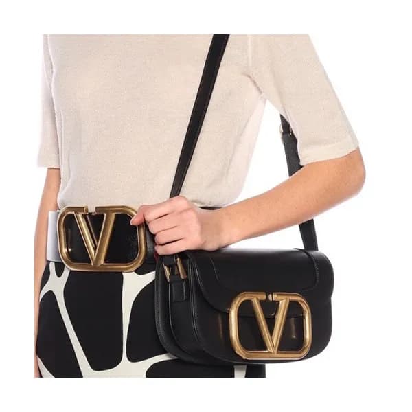Valentino 2019 Leather Garavani Shoudler Cross Bag… - 1