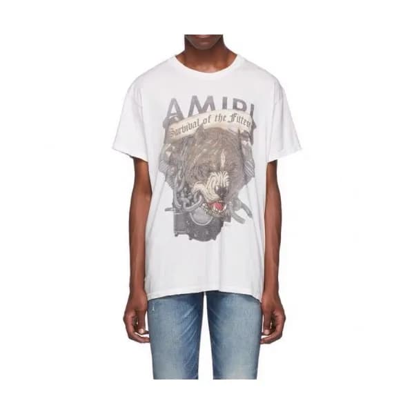 Amiri 2020 Mens Lost Boys Printing Cotton Short Sl… - 1